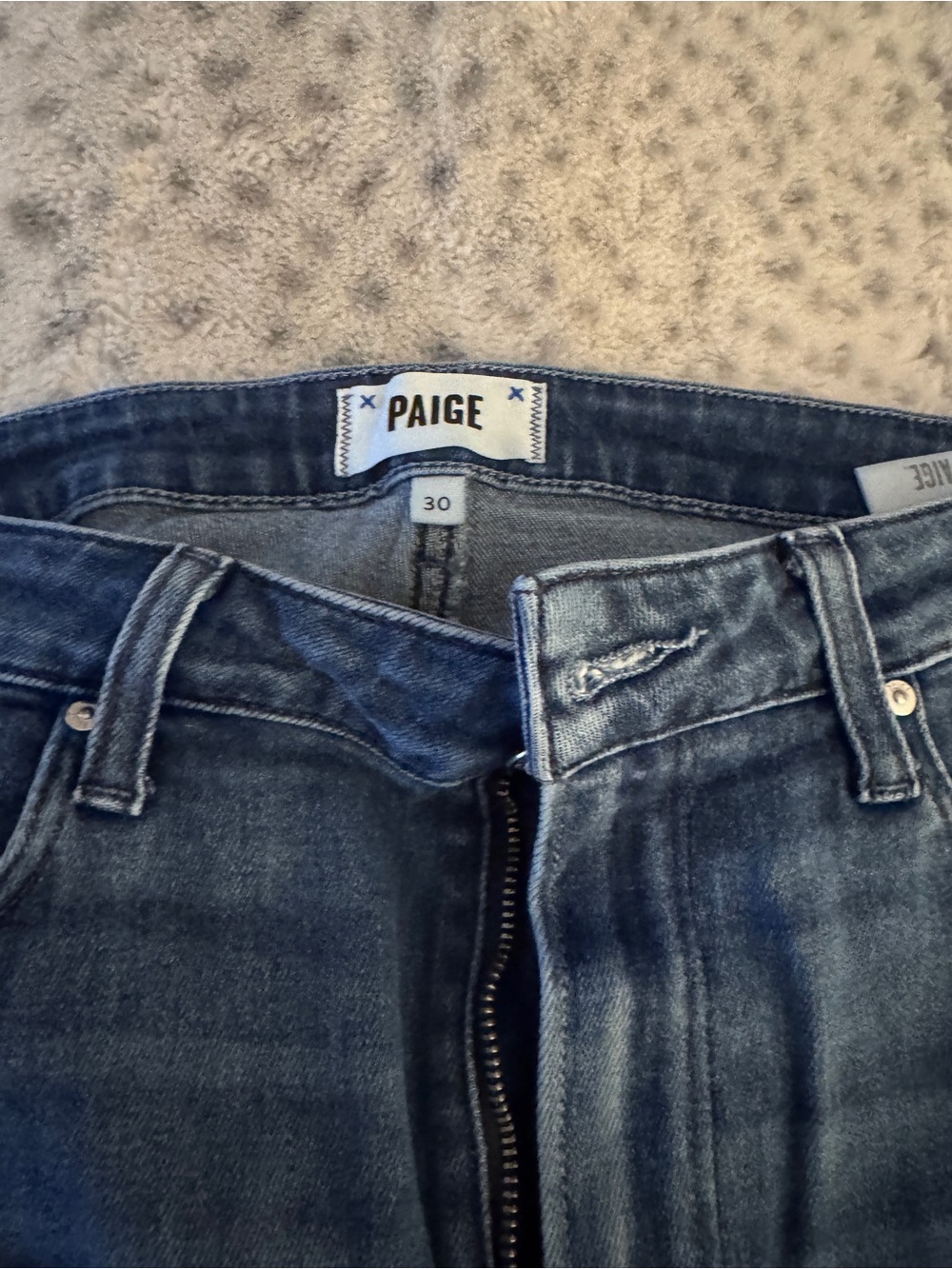 PAIGE Women's Dark Blue Skinny Jeans - Faded Indigo